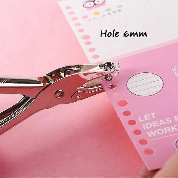 Paper hole punch, single holes