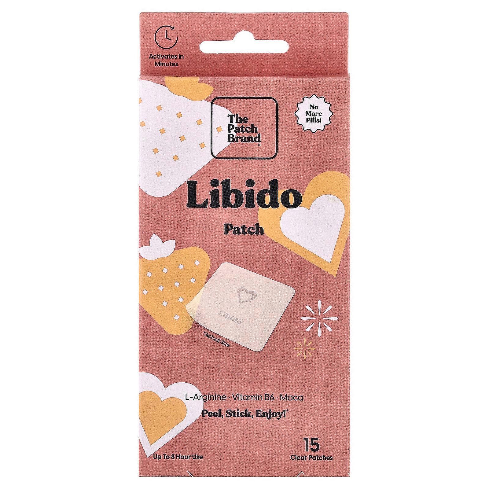 2 x The Patch Brand, Libido Patch , 15 Clear Patches