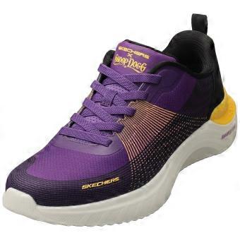 Skechers Snoop Dogg Snoop Ace Herre Modesneakers i Lilla Gul