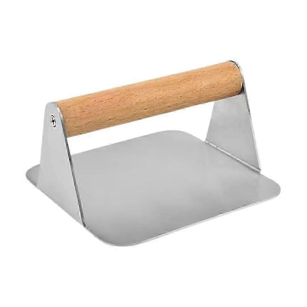 Compact Stainless Steel Burger Press