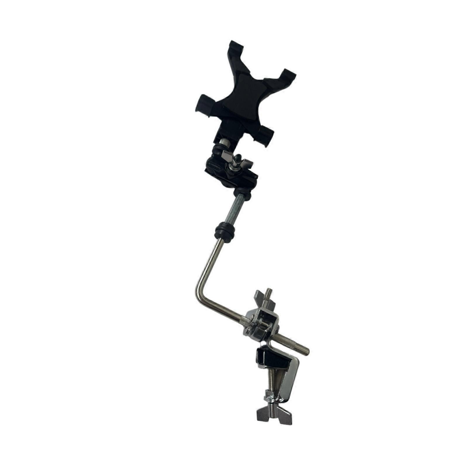 Drum-Mounted Tablet Holder Pivoting Drum Stand Device Mount Firm-Hold