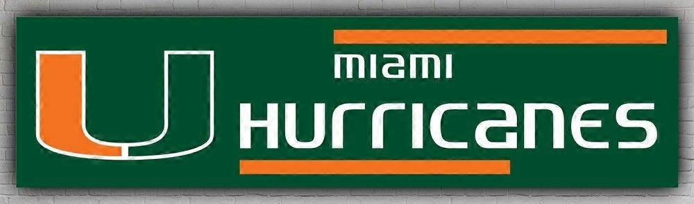 miami HUrriCanES Banner HF0085