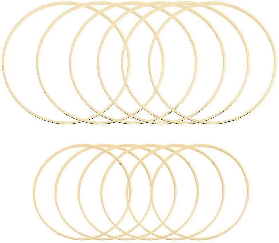DIY Bamboo Hoop Rings For Crafting