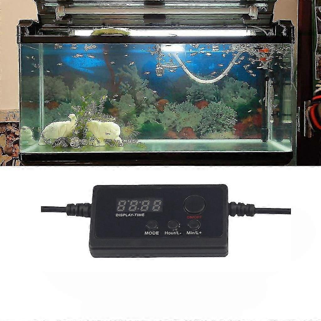 Aquarium Led Light Dimmer Controller Modulator Intelligent Timing Dimming System Fish Tank