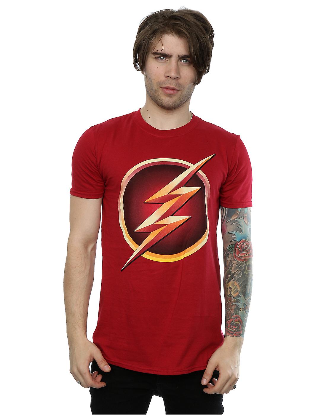 DC Comics Men's The Flash Emblem T-Shirt