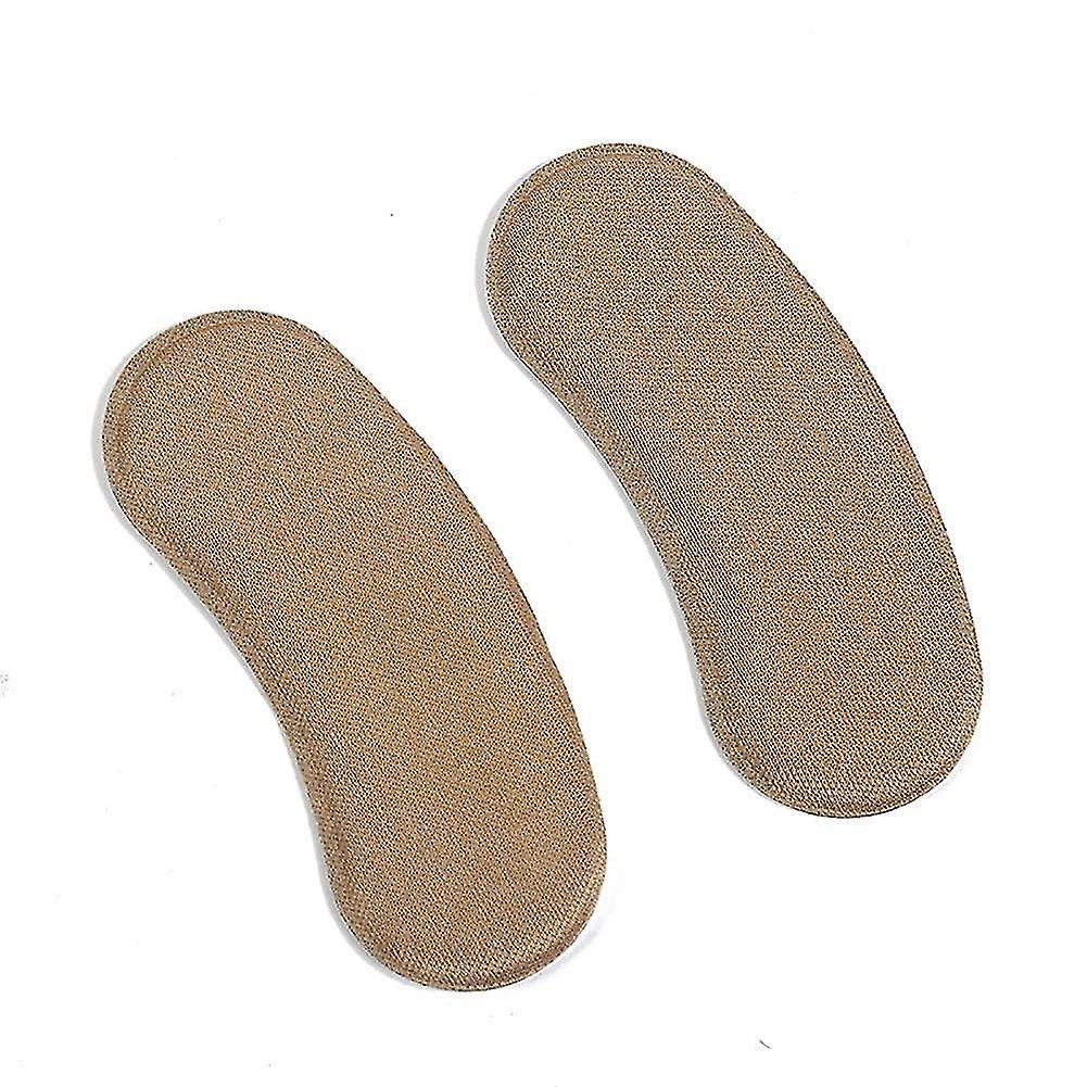 4 Pairs Fabric Sticky Shoe Back Heel Insoles Protector Liner Pads Sponge Cushion Heel Grip Liners