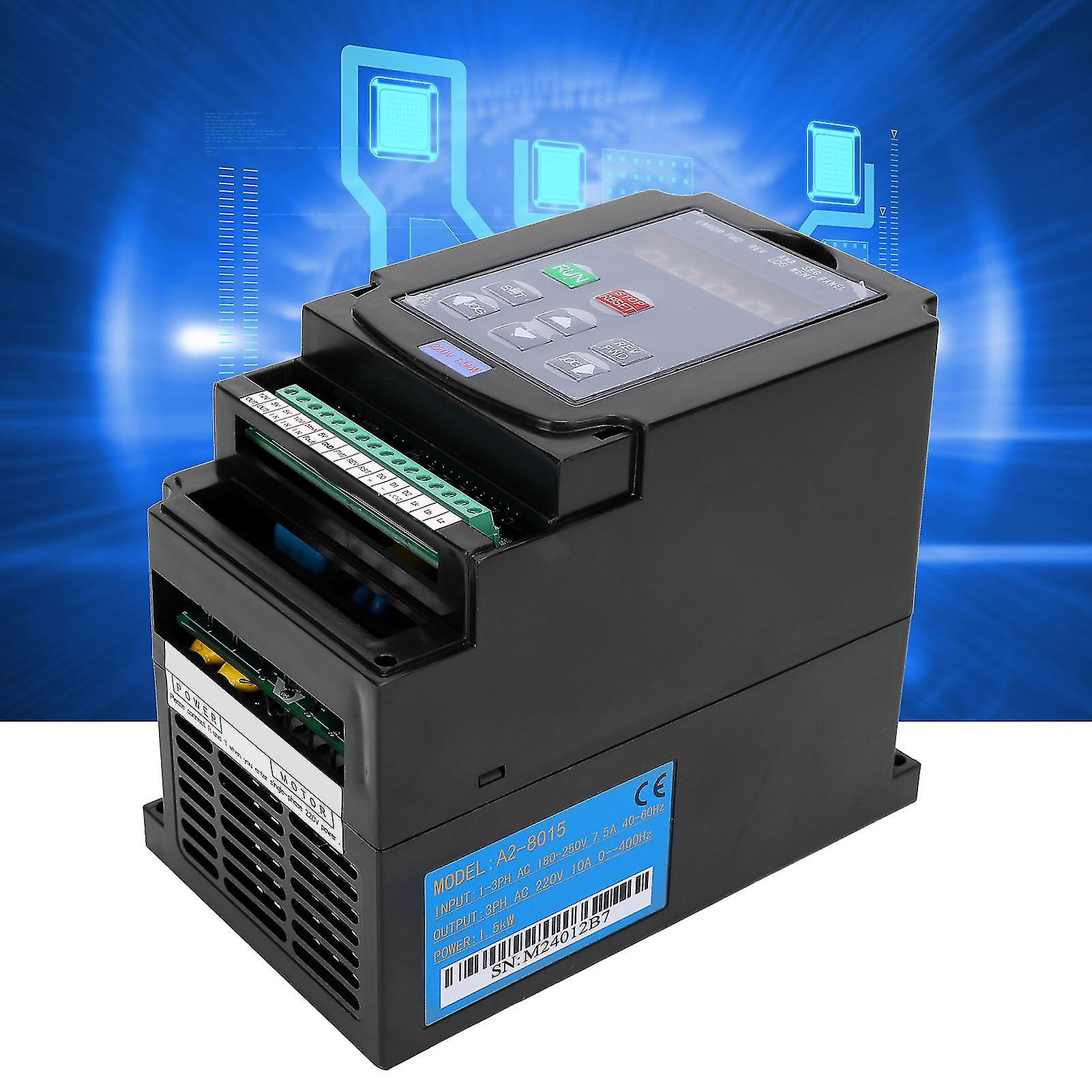 Variable Frequency Inverter 1/3 Phase Input Ac180-250v 3phase Output 220v A2-8015 1.5kw