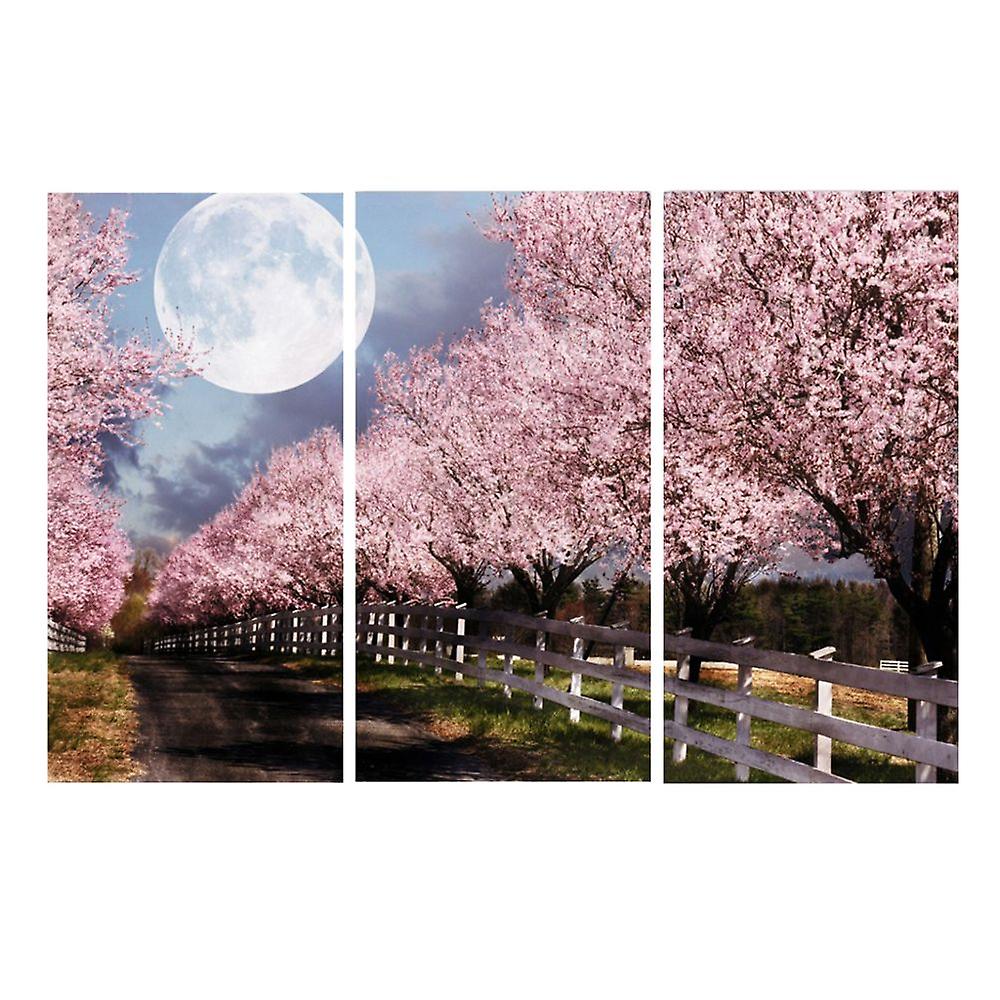 3pcs/set Canvas Decor Canvas Art Picture Print Cherry Blossom 40*60cm