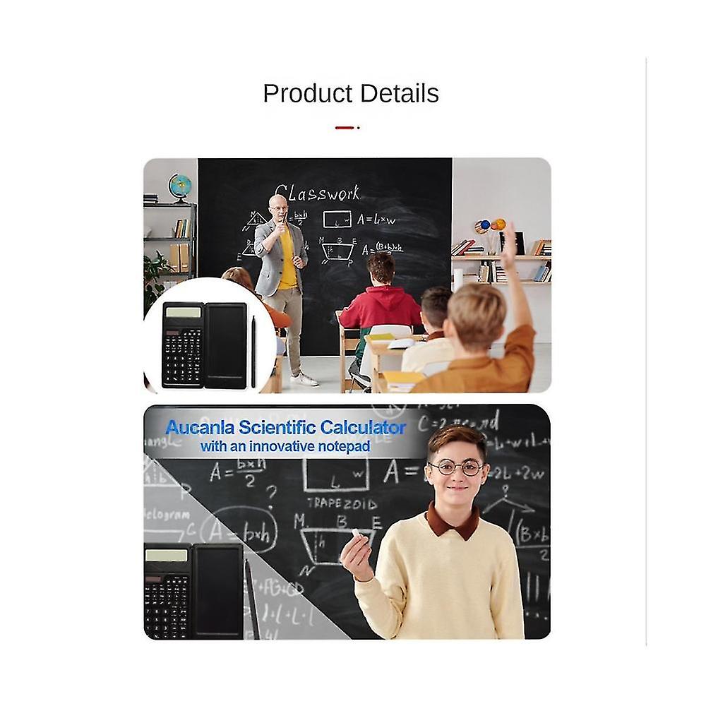 Solar Scientific Calculator With Writing Functions Engineering Financial Calculator For School Stud