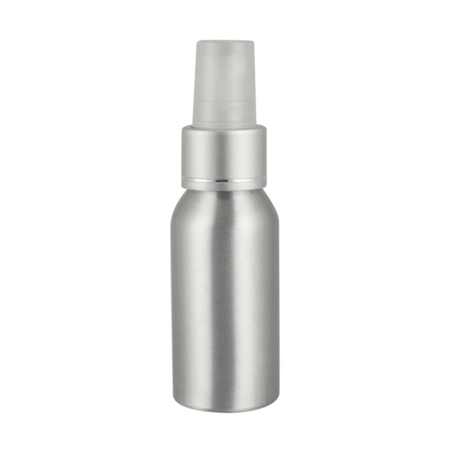 ZHOUBA 1Pc Bottle Durable Repeatedly Pressed Wear-resistant Aluminum Empty Bottle for Perfume