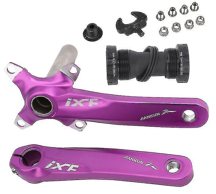 Ixf 104bcd Mtb Bike Crankset With Bottom Bracket, Narrow Wide Single Chainring 170mm Crank Set