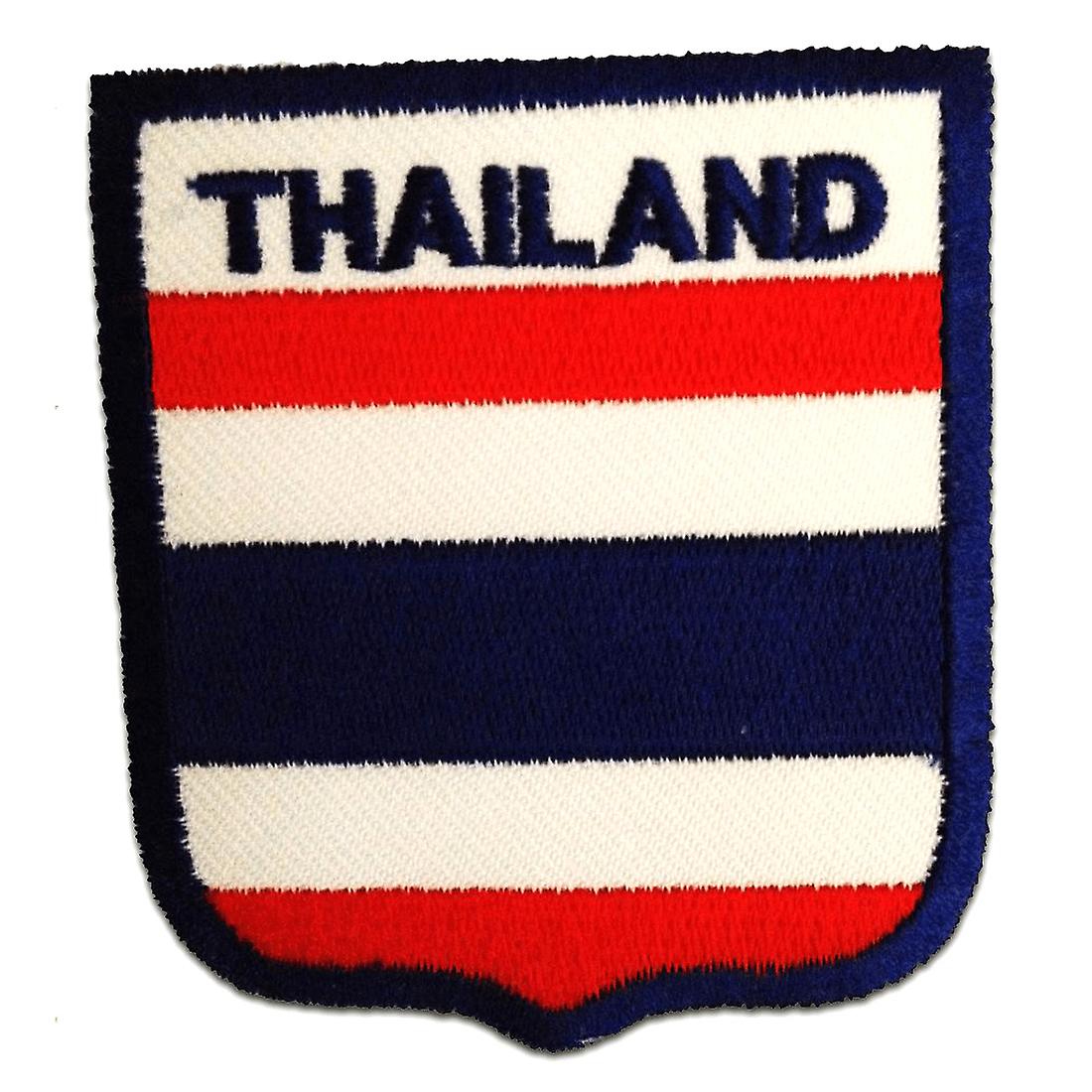 Patch / Iron-on Patch - Thailand Flag Flag - Blue - 6.5 x 7.3 cm - Patches