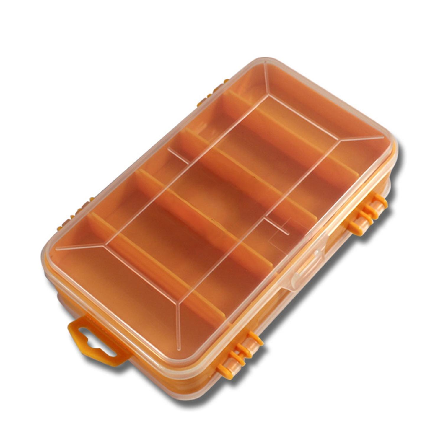 ZHOUBA Component Box Thickened Impact-resistant 8 Grids Tool Storage Holder for Hardware Tools