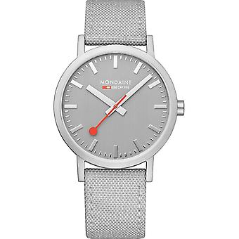 Klassisk analog kvartsur for menn med tekstilarmbånd A660.30360.80SBH