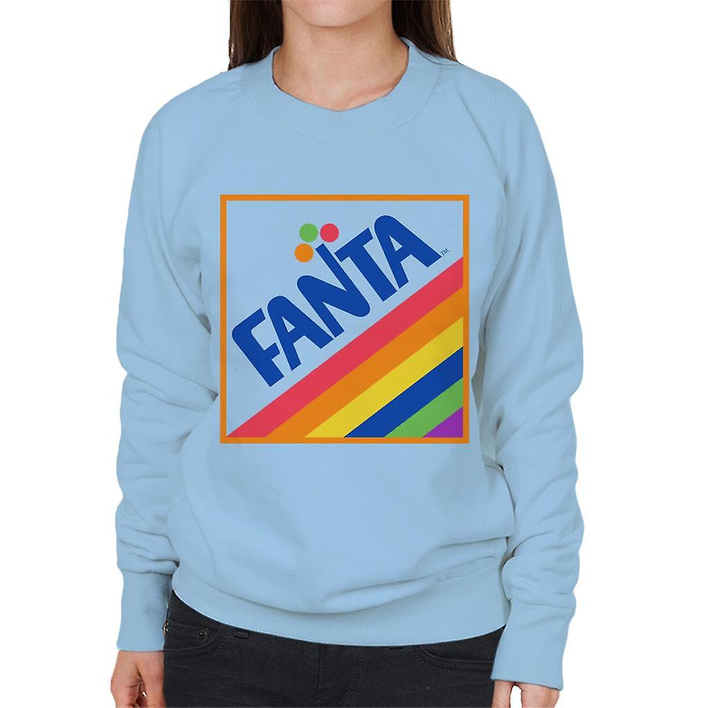 Fanta 1970s Retro Rainbow Logo Women's Sweatshirt