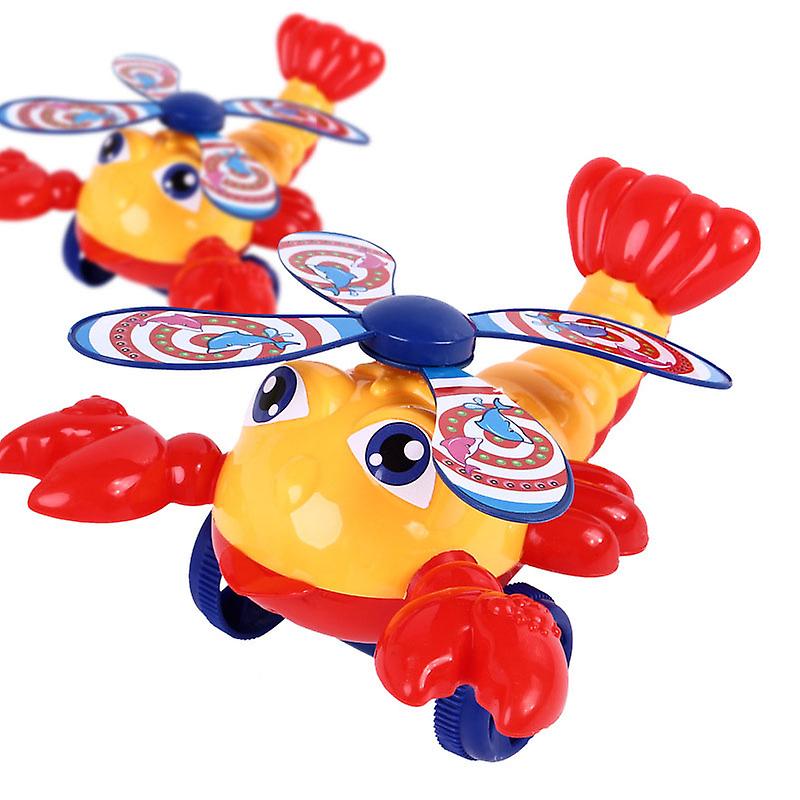 Ny Baby Walker Legetøj Hånd Push Pull Walks Plane Rod Push Cart Single Rod Blink Eyes Drag Tongue Toddler Walking Legetøj Gave