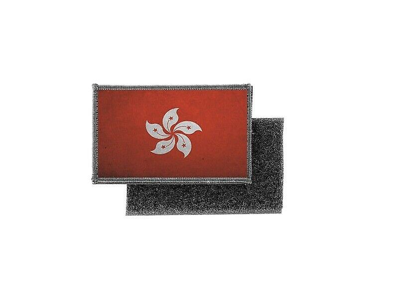 Patch ecusson prints vintage hong kong flag badge
