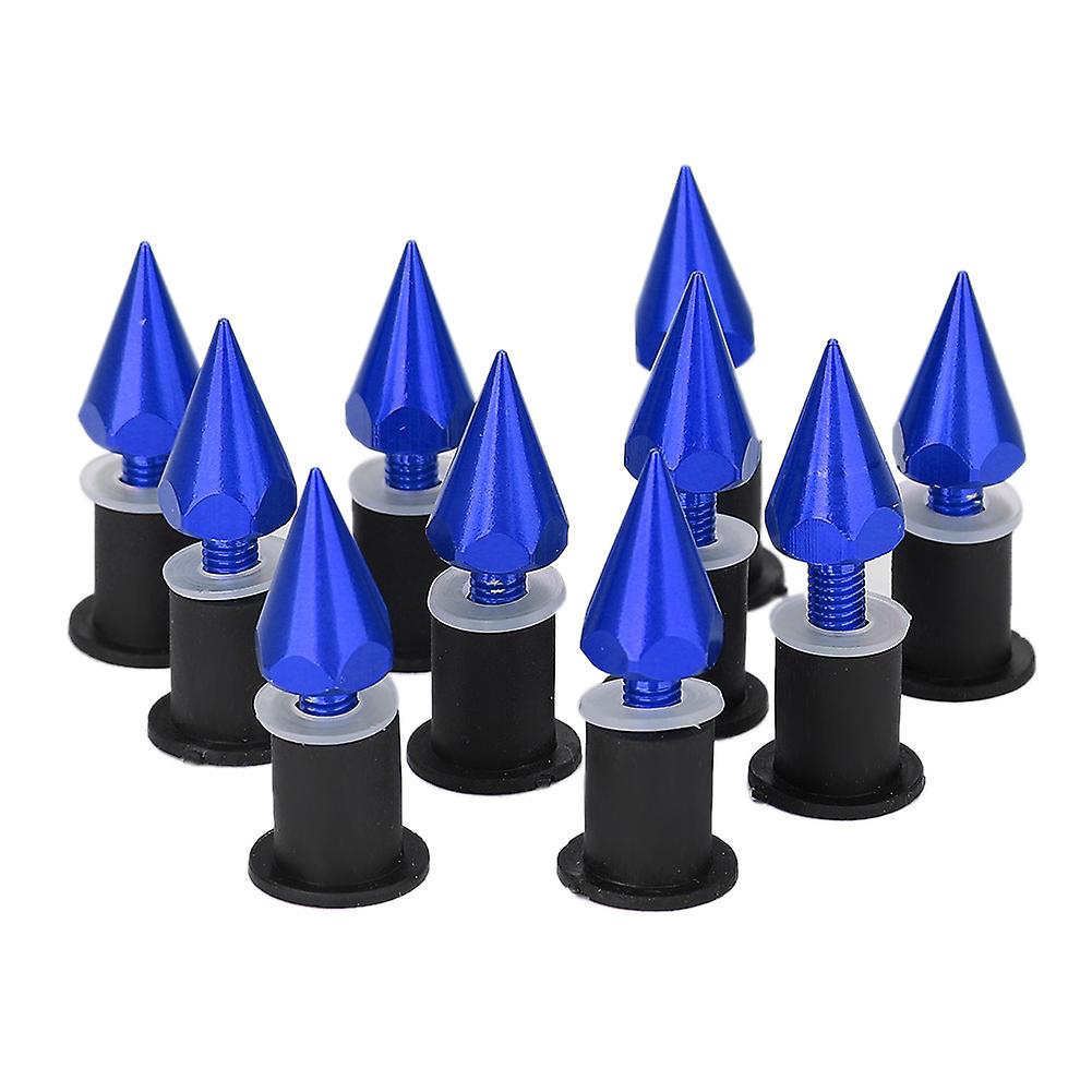Windshield Spike Bolts M5 Screws Nuts Motorcycle Modification Accessories Blue