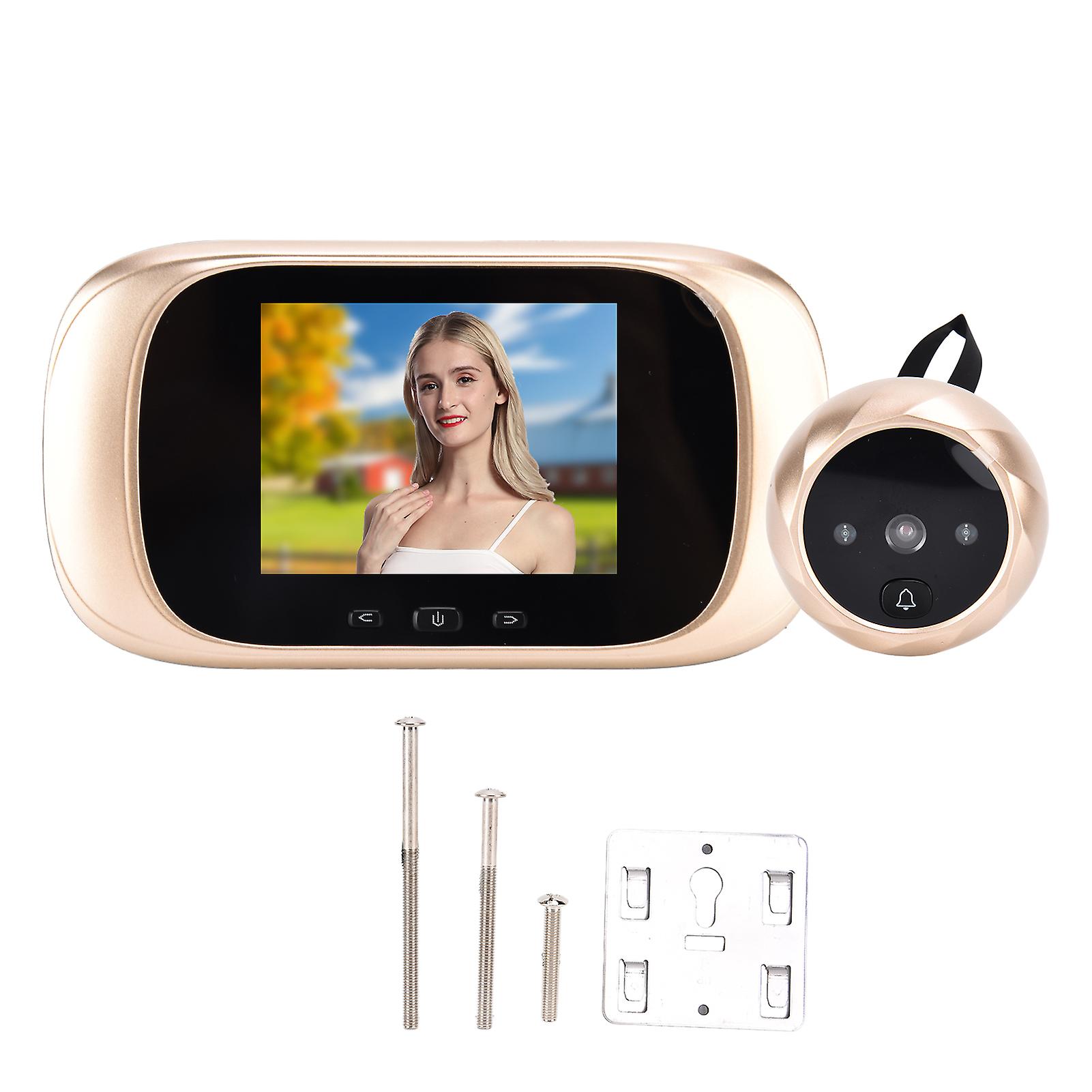 Secure Your Home with a 2.8" Digital Door Viewer - 90° Wide Angle & Easy Installation