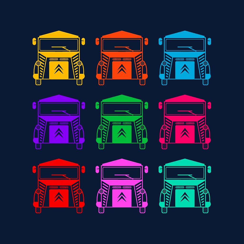 Citroen Vintage Type H Van Colour Pattern Kid's Sweatshirt