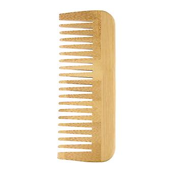 Bamboo Hair Combs Massage Scalp Detangling Hairbrush for Women Men Reduce Frizz Straight Curly Wavy Dry Wet Hair