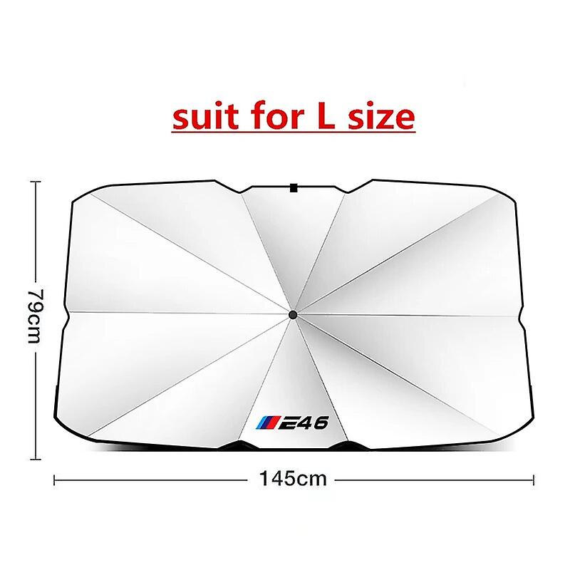 Car Windshield Sun Shade For BMW E90 E91 E92 E93 M3 E60 E61 E39 E46 F30 Car Front Shade Insulation Fabric Auto Parts~16111