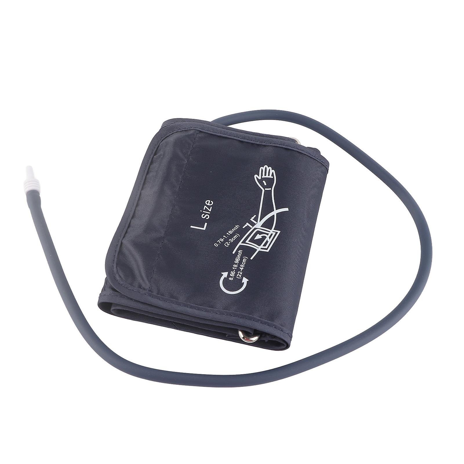 2 Pack Adjustable Blood Pressure Cuff with Connector Large D Ring Strap 8.7 to 18.9 Inch Replacement Arm Cuff Compatible with Monitors