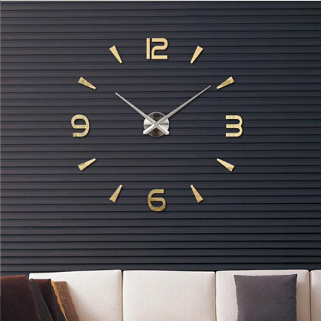 DIY Mirror Acrylic Wall Clock