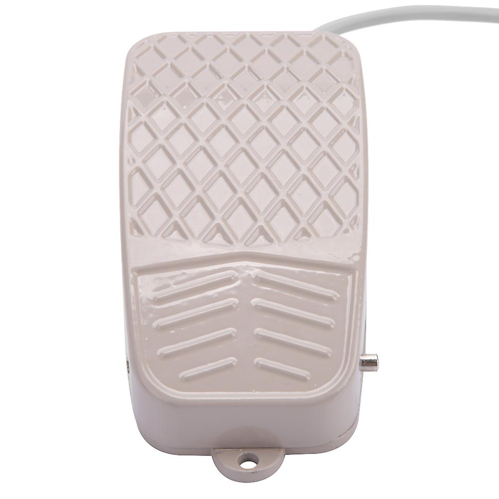 TFS-3 AC 250V 10A SPDT Aluminum Alloy Anti-slip Electric Foot Pedal Switch