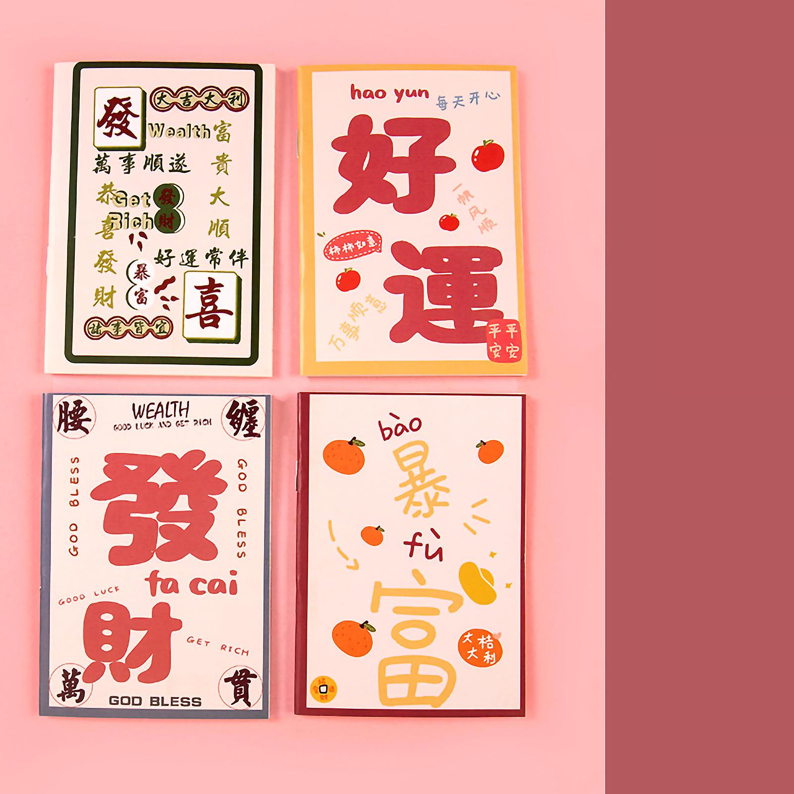 Cartoon Notebooks Full Water Pulp Grade A Paper Material 32 Pages Cute Notepads for Writing to Do ListsGood Luck