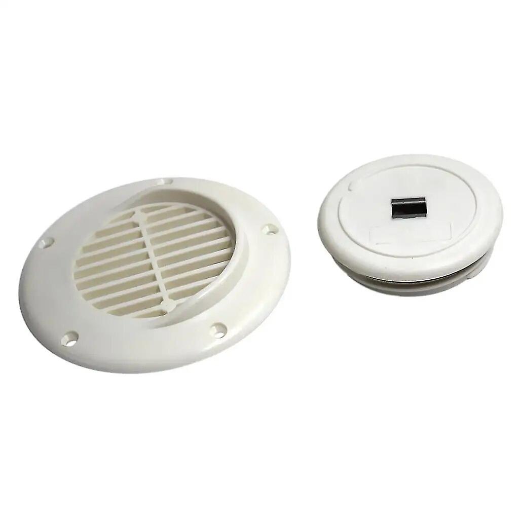 3" White Hull Round Trigger Plug Thread for Kayak Kayak~5088