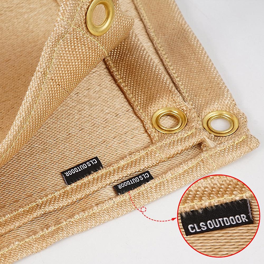 キャンプ耐火布難燃性断熱マットブランケットガラスコーティング断熱パッド屋外ピクニックバーベキュー