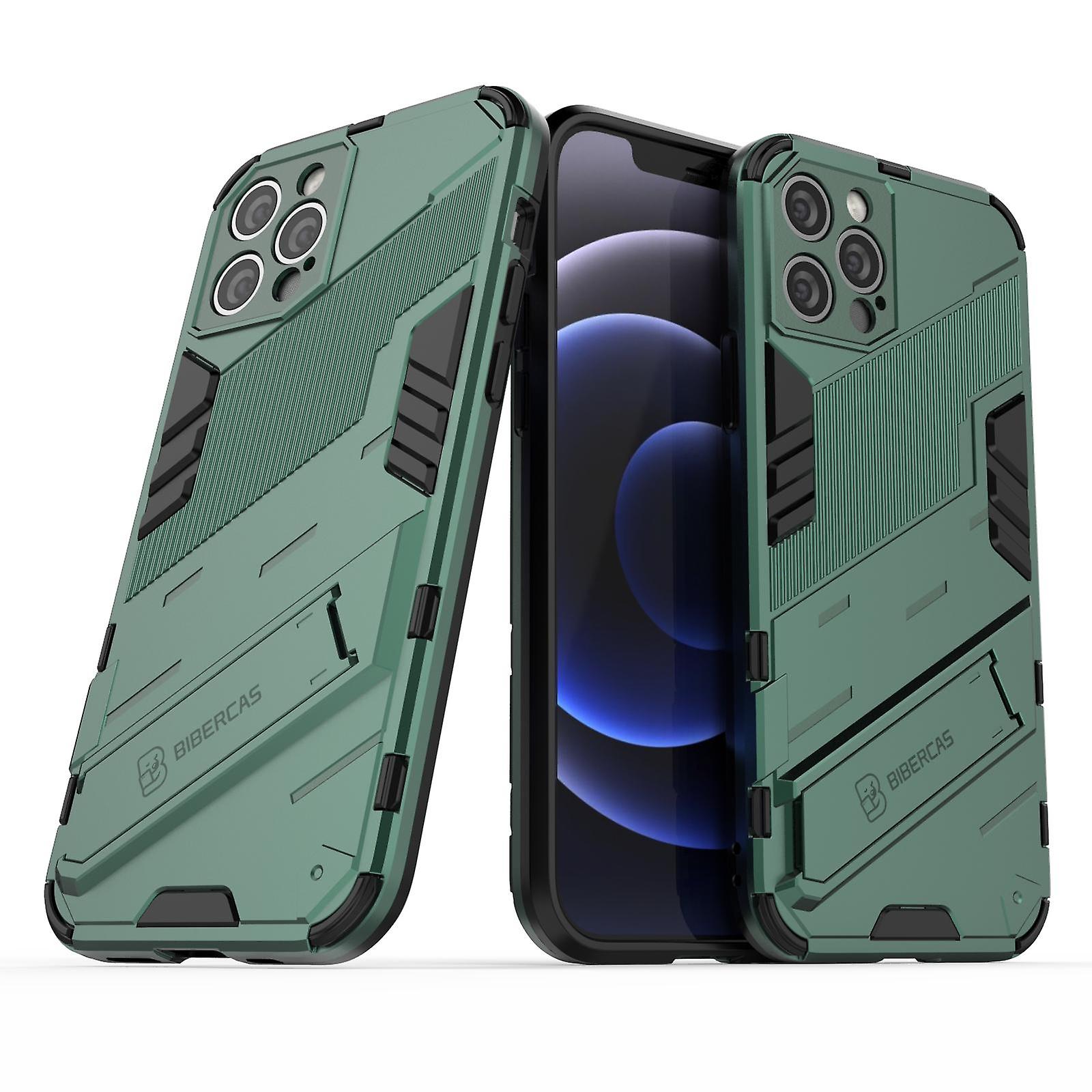 Slim Case For iPhone12 Pro Shockproof Dual-Layer Stand Cover