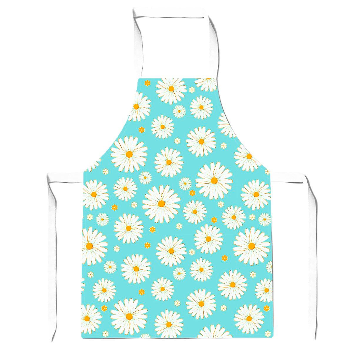 Summer Daisy Pattern Apron