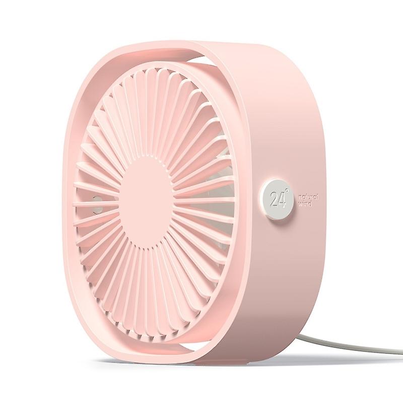 360 Degree Rotation  Wind 3 Speeds Mini USB Desktop Fan
