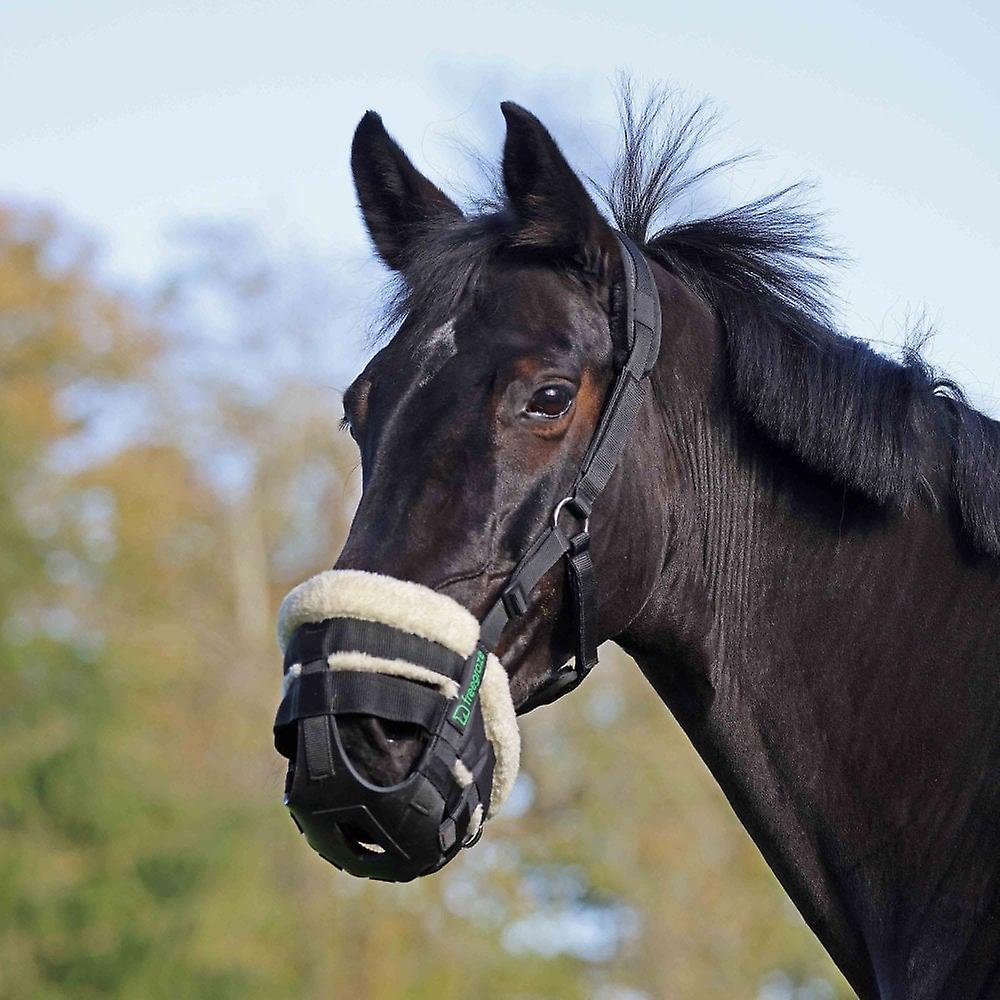 Shires Freegraze Airflow Grazing Muzzle - Black