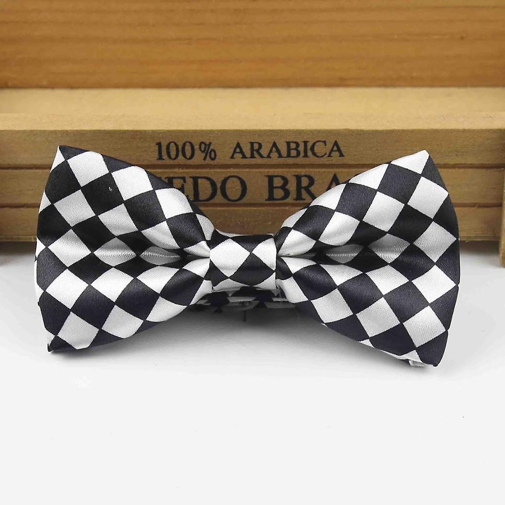 men's bow tie elastic bow tie smooth tie soft matte butterfly decorative pattern solid color ties