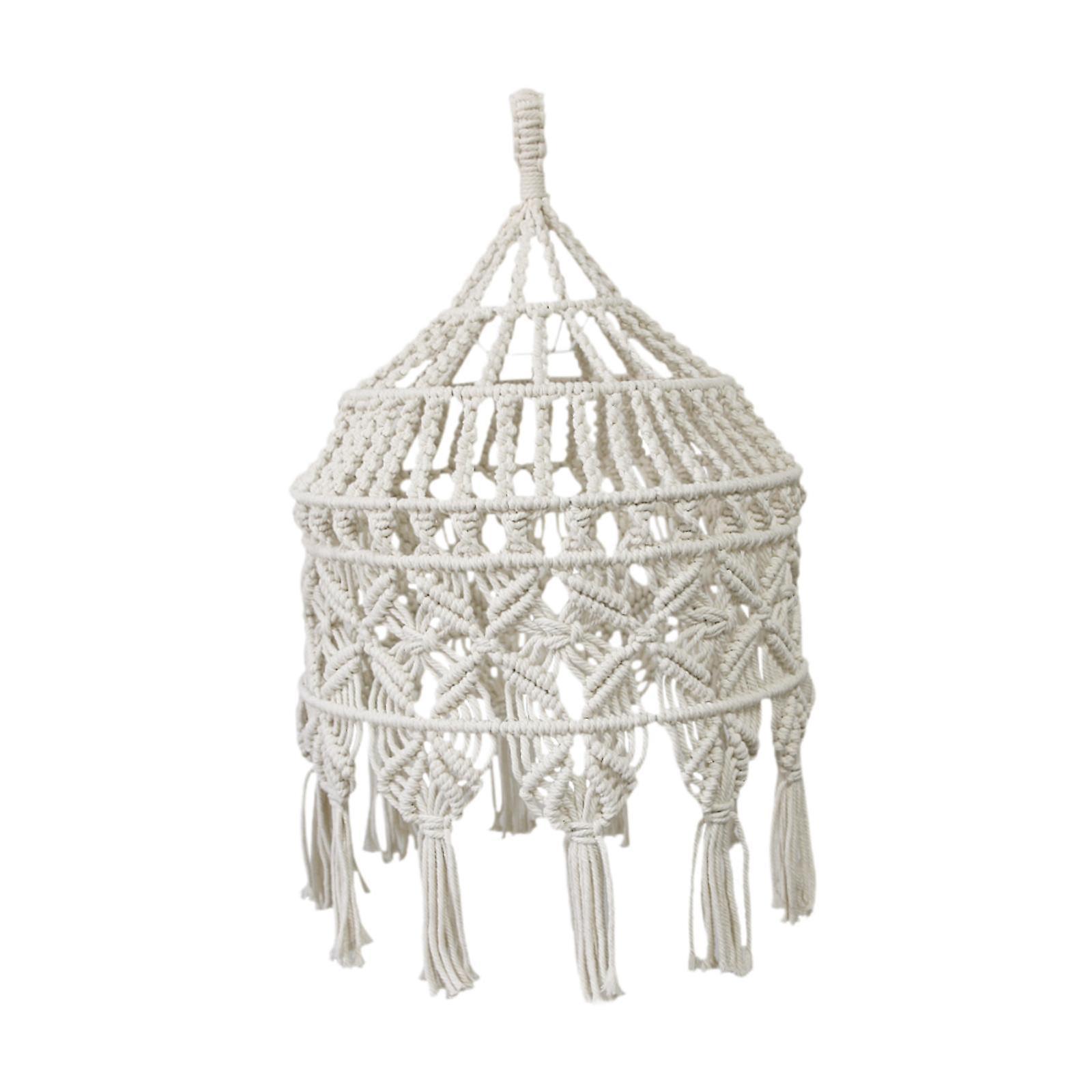 Boho Lampskärm Tak Ljuskrona Lampskärm För Inomhus Badrum Vardagsrum