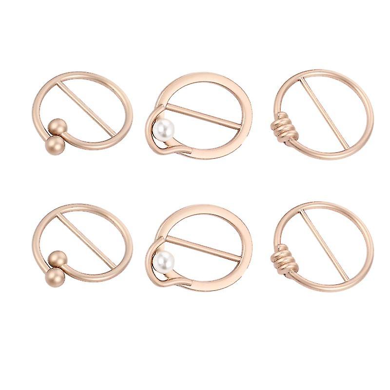 6pcs Beautiful Scarf Rings