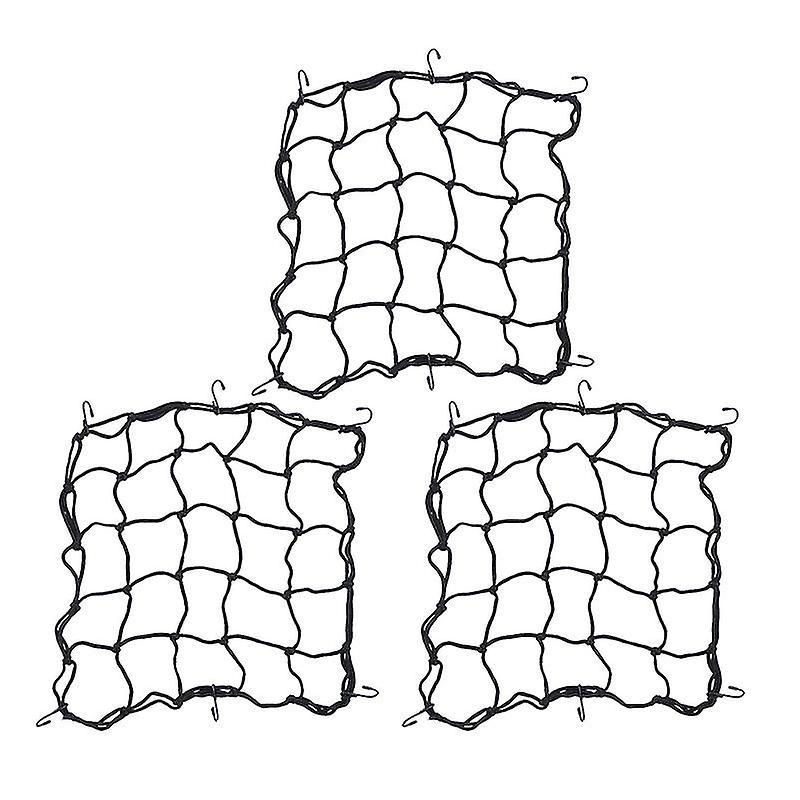 3pcs Rubber Luggage Net