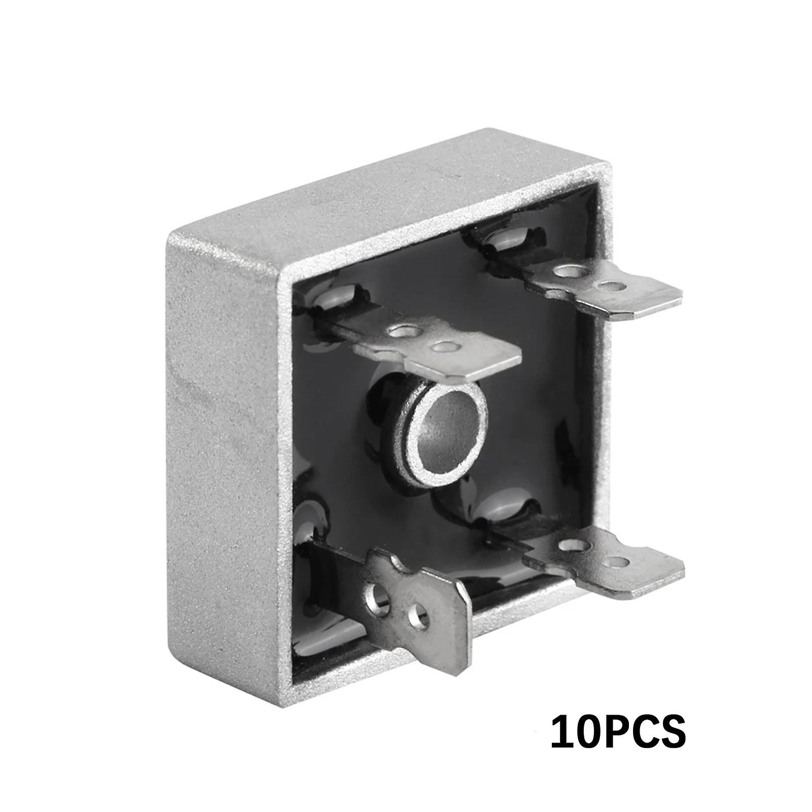 10pcs Bridges Rectifier 50A 1000V Single Phase Diode DC to AC-Power Rectifier for Remote Control Systems