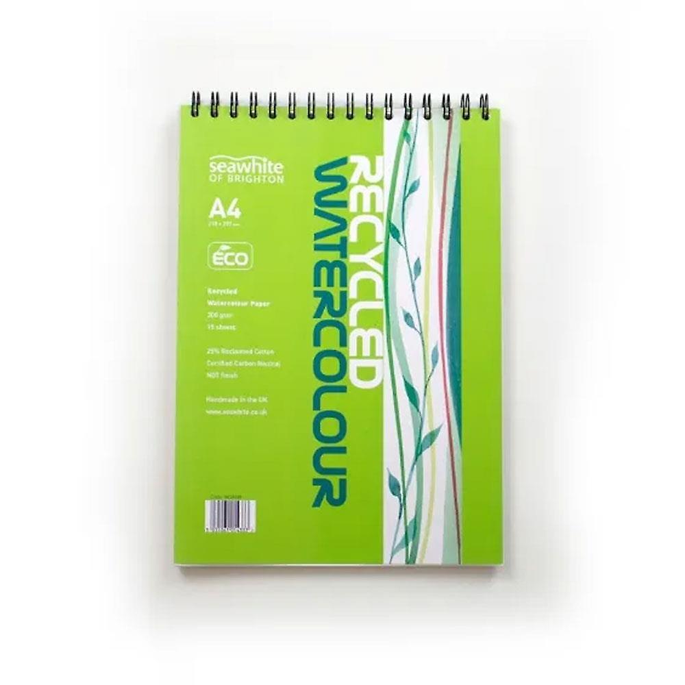 Seawhite of Brighton Recycled Spiral-Bound Watercolour Pad A4