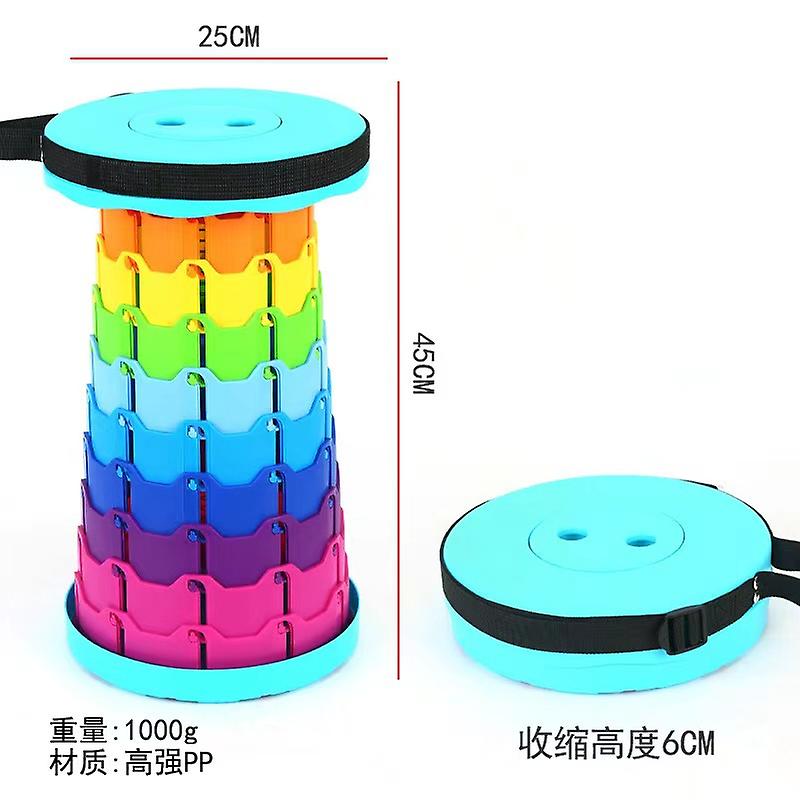Ins שרפרף נסיעות מתקפל חיצוני משפחה קשת נשלף שרפרף מתקפל רכבת במהירות גבוהה שרפרף קמפינג נייד טיולים רגליים