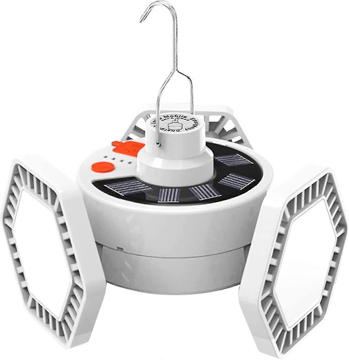 Portable Solar Lantern Usb Rechargeable Camping Lantern, Portable Tent Lamp