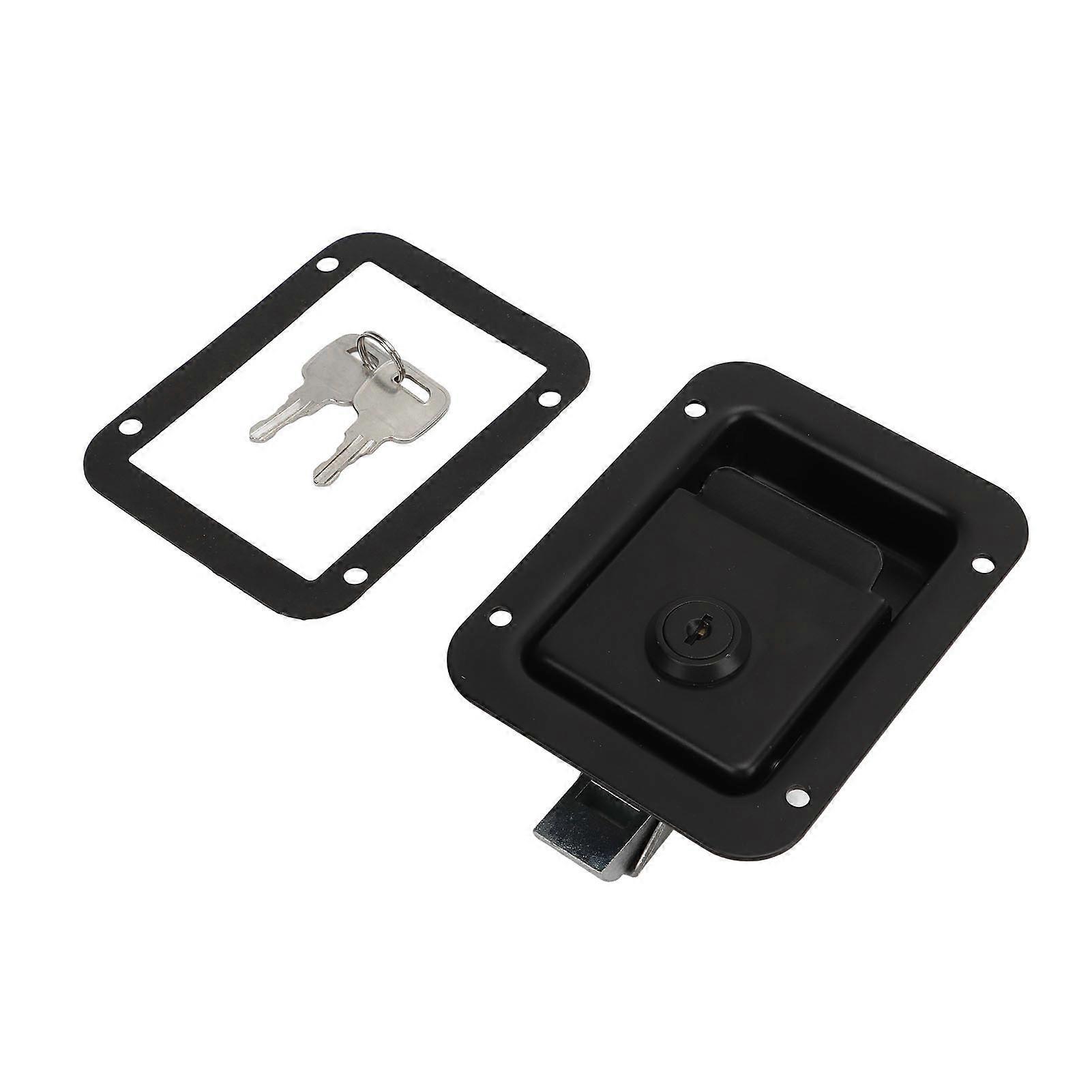 Trailer Paddle Door Latch Stylish Rugged Reliable RV Handle Toolbox Latch with Keys For RVs Trucks Campers