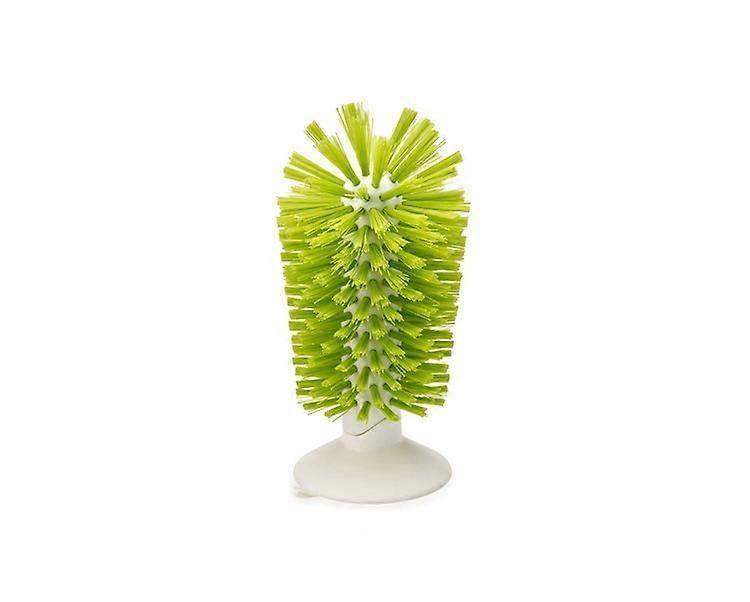 Glass Brush with Suction Cup - Green