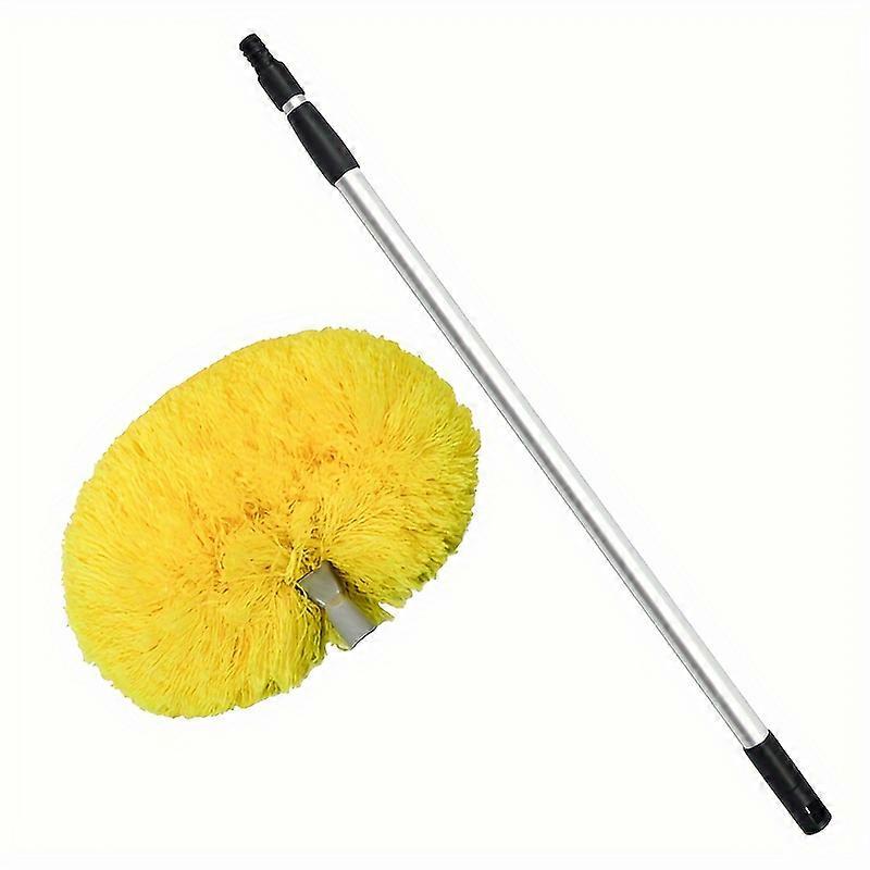 Ceiling Fan Duster - Extendable Pole, Machine Washable Microfiber, Versatile Dust Removal Brush for High Ceilings, Fans, Furniture, Car - Essential Cl