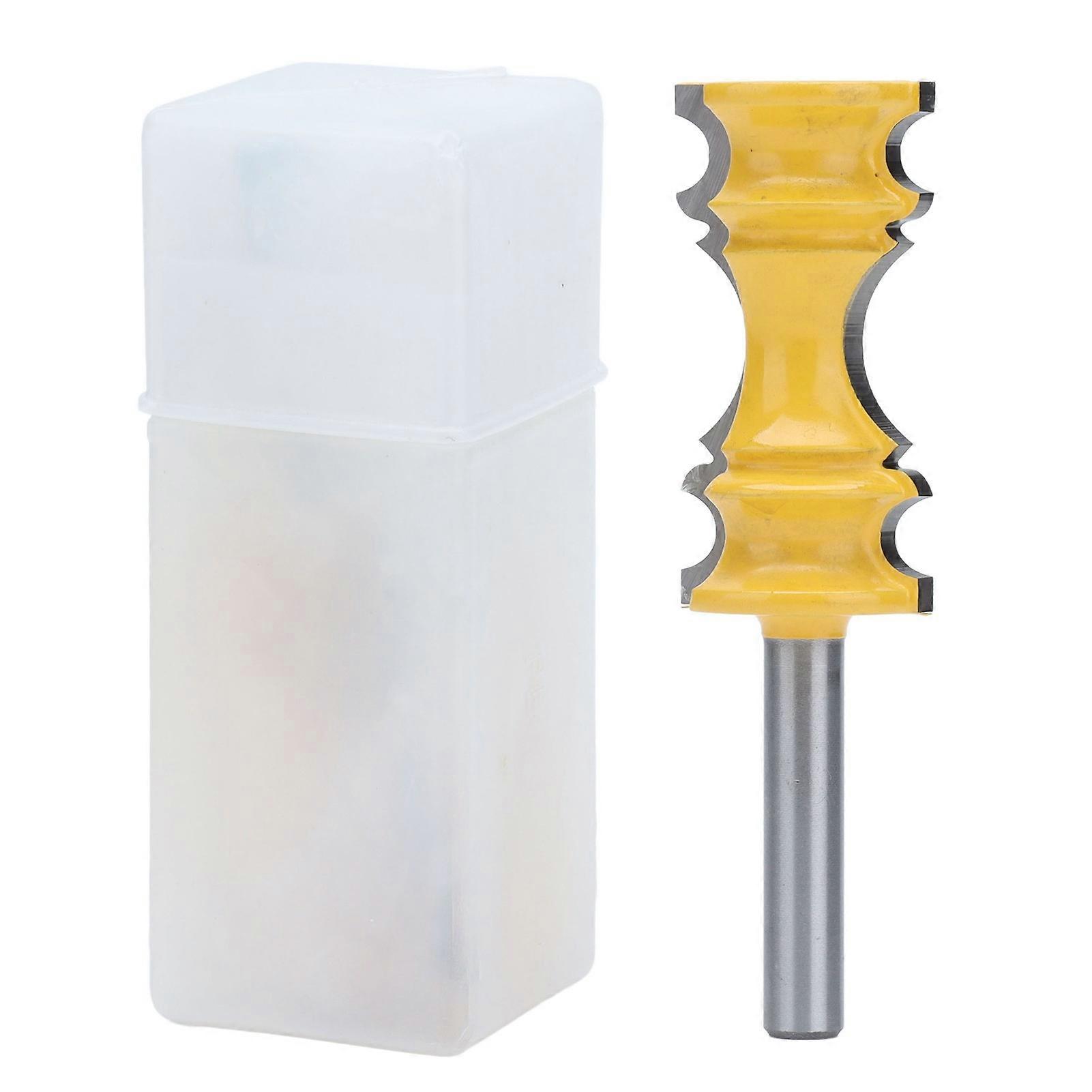 Καρέκλα Rail Molding Router Bits Carbon Steel Alloy Crown Shape Routers Bit 1?1/8in Διάμετρος 2in Depth8mm Στέλεχος