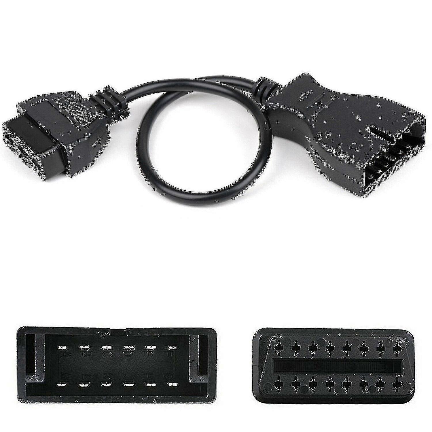 12 Pin Obd1 pentru a Obd2 16 Pin adaptor conector cablu