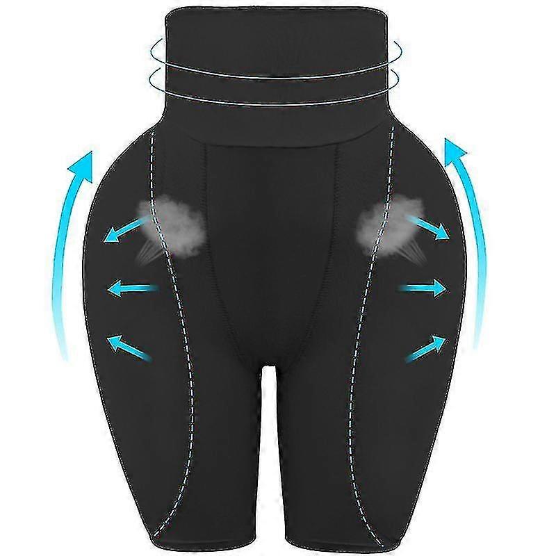 سيليكون بعقب منصات رافع سراويل ، الإسفنج مبطن النساء بعقب الورك حتى مبطن محسن التحكم مبطن سراويل Boyshorts للنساء